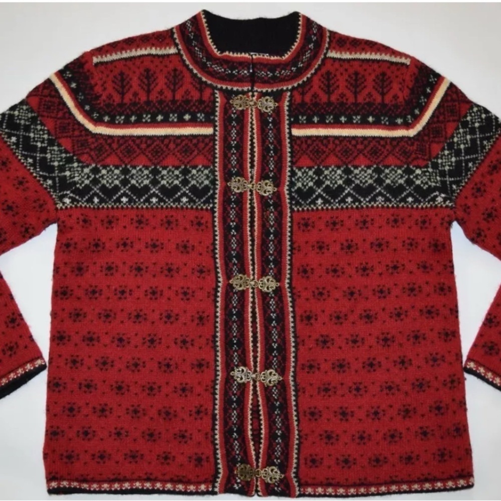 Telluride Clothing Vintage Wool Fair Isle Sweater